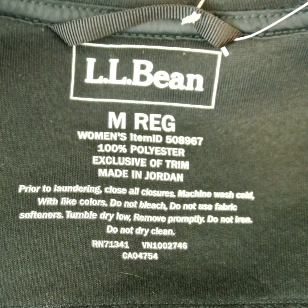NEW L.L.Bean Mountain Windproof High Pile Fleece Coat Size M#2086 - Picture 9 of 10